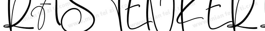 RASTENKER Regular字体转换